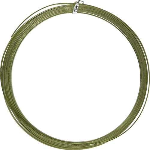 Creotime fil aluminium 4,5 m plat 3,5 cm vert