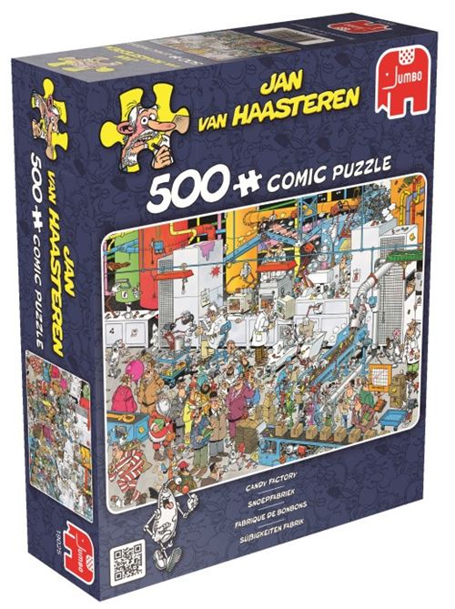 Puzzle 500 Pièces : Jan Van Haasteren - Fabrique de Bonbons, Jumbo