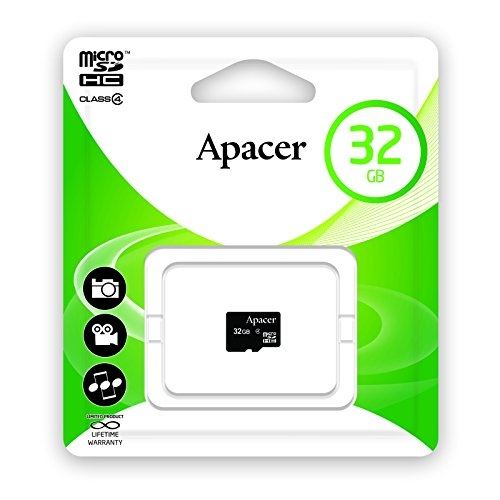 Apacer microsdhc class4 32gb 32go microsdhc classe 4 mémoire flash (ap32gmcsh4-ra)