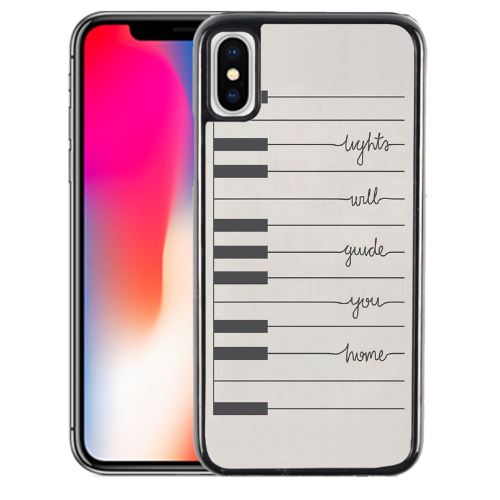 Coque pour iPhone XS light guide home