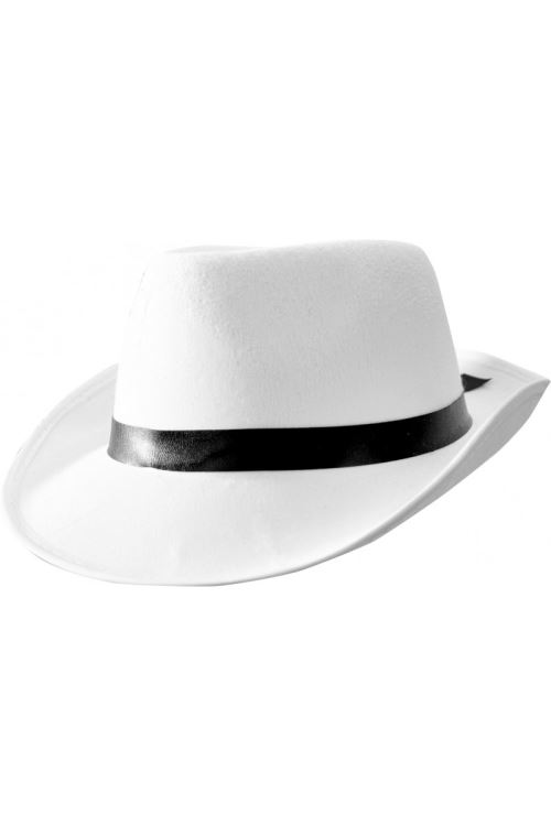 Al Capone Blanc Borsalino - Blanc - Taille Unique