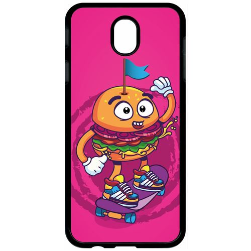 Coque Samsung Galaxy J7 2017 (j730) Burger Fond Rose