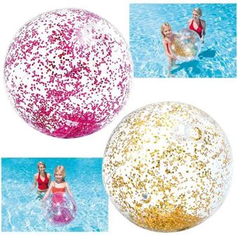 Ballon gonflable Paillettes Rose Ø 71 cm - Intex - Aire de jeu gonflable -  Achat & prix