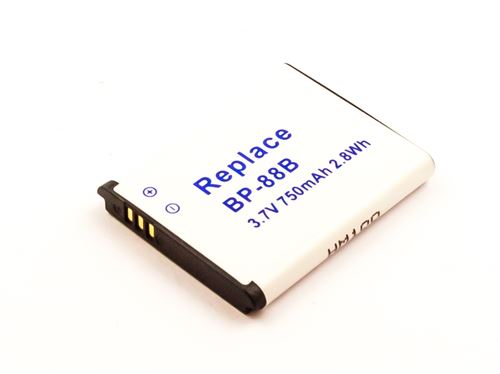 Battery similar SAM BP-88B, Li-ion, 3,7V, 750mAh, 2,8Wh