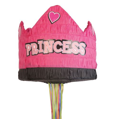 Amscan piñata couronne princesse 30 cm rose