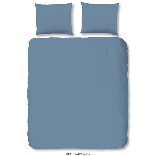 HIP Housse de couette Uni 240x200/220 cm Bleu glacier