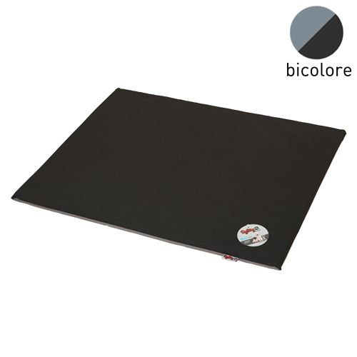 Meilleurs prix pour coussin rectangle bicolore noir/gris 80x60x3cm