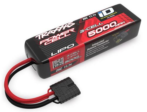 Accu Lipo 3S 11.1V 5000mAh 25C iD Traxxas