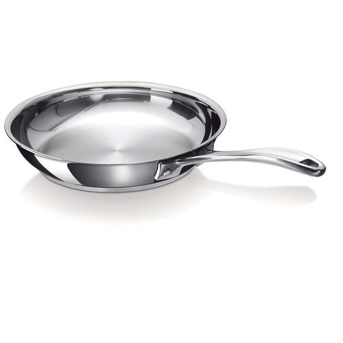 Beka Inox Poêle Chef Lisse 24 Cm En - Argent / Métallique - Acier Ydable (Inox)