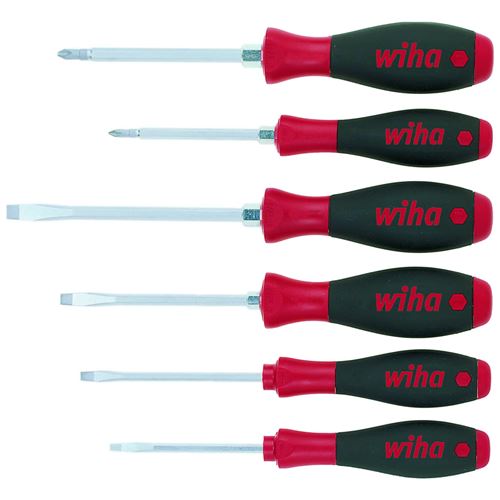 Wiha Ensemble de tournevis 6 pcs avec t&ecirc;te hexagonale SoftFinish