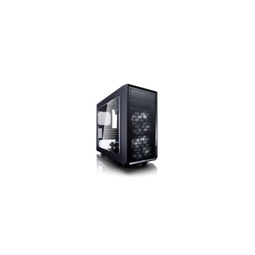 fractal design boitier fractal design focus g mini micro-atx noir avec fenetre noir