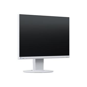 EIZO FlexScan EV2460 - Écran LED - 23.8" - 1920 x 1080 Full HD (1080p) - IPS - 250 cd/m² - 1000:1 - 5 ms - HDMI, DVI-D, VGA, DisplayPort - haut-parleurs - blanc