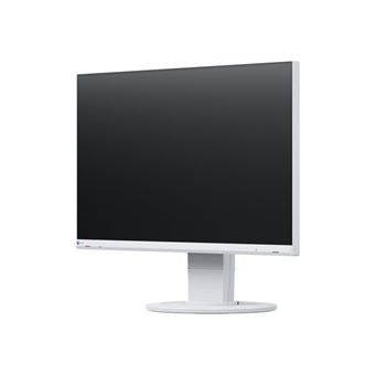 EIZO FlexScan EV2460 - Écran LED - 23.8" - 1920 x 1080 Full HD (1080p) - IPS - 250 cd/m² - 1000:1 - 5 ms - HDMI, DVI-D, VGA, DisplayPort - haut-parleurs - blanc