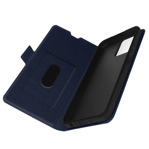 Étui pour Realme C30 Porte-cartes Support vidéo Double Languette Avizar bleu