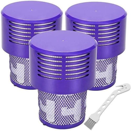 Non Communiqué Lot De 3 Filtres D'aspirateur Allotech Compatible Pour Aspirateur Dyson V10