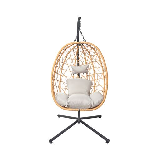 Concept Usine Fauteuil Suspendu Effet Rotin Cuzco - Image 3
