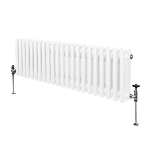 Monstershop Traditional 3 Column Radiator - 300 x 1012mm - White