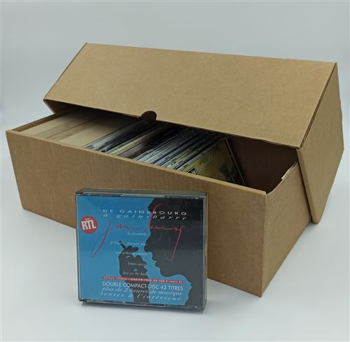 10€09 sur TEMPSA CD DVD Boîtier de rangement de disque Boîtier Support de  rack Bac d 'empilage Or - Boitier PC - Achat & prix