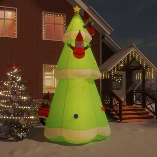 Non Communiqué Vert Vidaxl Arbre De Noël Gonflable Avec Led Sapin De Noël Décoration De Noël Ornement De Vacances Décoration De Fête Jardin Extérieur 500 Cm