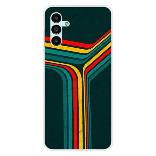 Coque en silicone imprimée compatible Samsung Galaxy A13 5G Galaxy A04S Retro lines