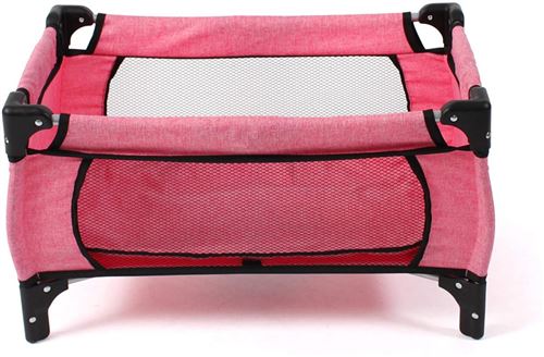 Non Communiqué Multicolore Lit De Voyage Deluxe Pour Poupées Rose Bonbon
