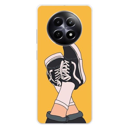 Coque en silicone imprimée compatible Realme 12 5G Sneakers