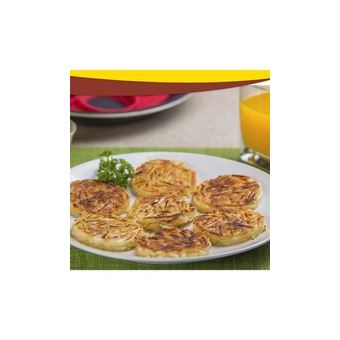 Moule anti-adhésif pour 7 pancakes, crêpes, blinis, omelettes