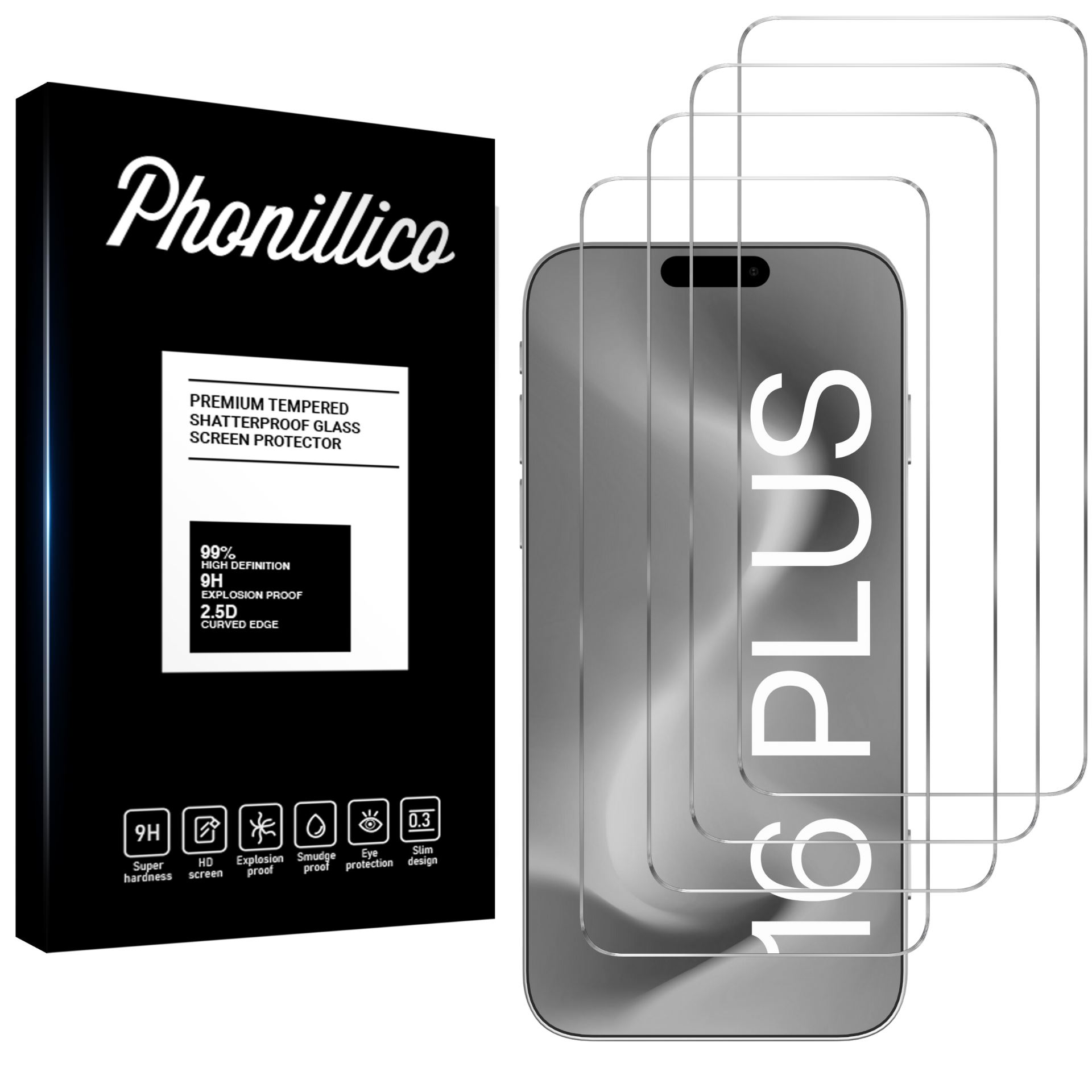Verre Trempé Spigen Glas.tR EZ Fit Pro Pour IPhone 17/16 Pro Max - 2 Pièces, 9H, Installation Facile - 11