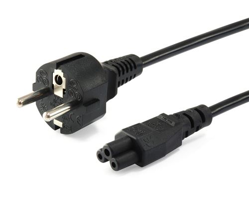 Equip 112151 Schwarz 3 m Netzstecker Typ F C5-Koppler