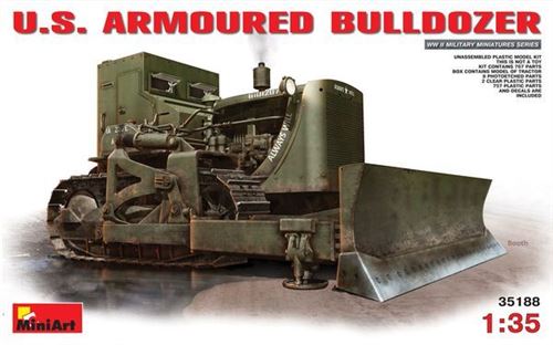 U.s.armoured Buldozer - 1:35e - Miniart