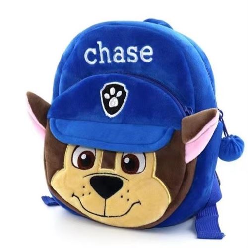 Sac a dos enfant pat patrouille pour fille garçon Chase (Bleu)25*8*20cm