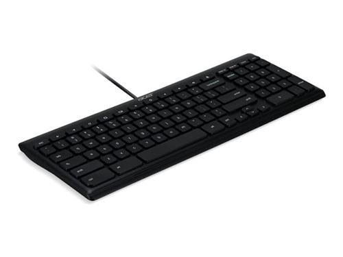 Acer AKB910 Chrome OS Keyboard - Clavier - USB - International US - noir - Boîtier marron