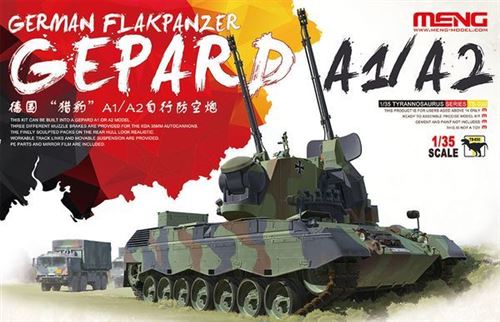 Maquette Meng Model German Flakpanzer Gepard A1 / A2- 1/35 - Maquette