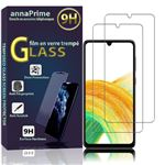 Coque Transparente + 2 Vitres Trempées Pour Samsung Galaxy A33 5G - Housse Silicone TPU