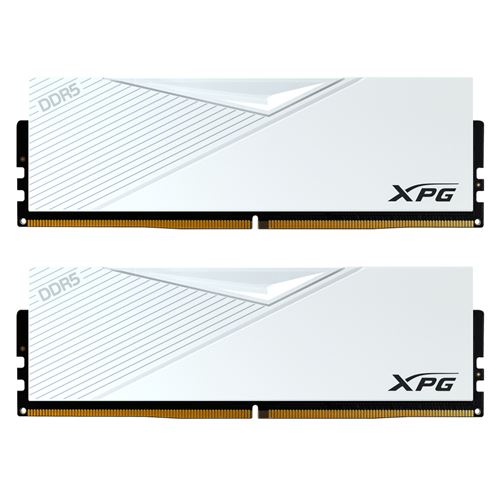 ADATA Kit Barrettes mémoire 32Go (2x16Go) DIMM DDR5 XPG Lancer PC5-48000 (6000 MHz) (Blanc)