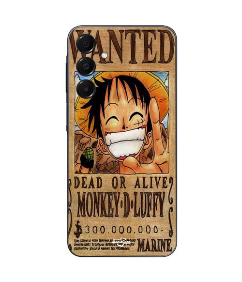 Coque Samsung Galaxy A16 One Piece Wanted Poster Monkey D. Luffy Maniacase