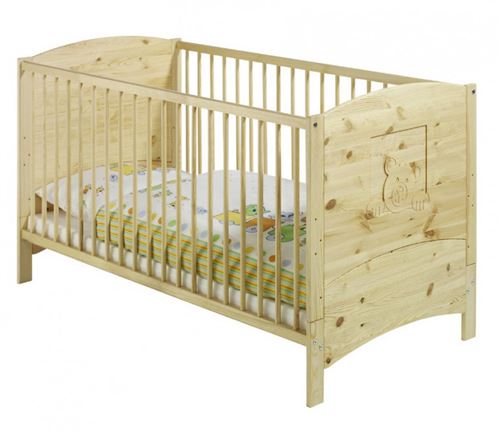 Lit Bebe 70x140 Pin Massif Clair Huile Dream L 144 X H 85 X P 76 Cm Lit Pour Enfant Achat Prix Fnac