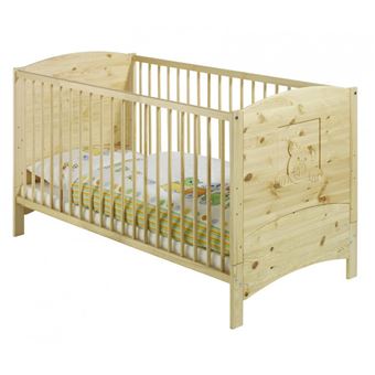 Lit Bebe 70x140 Pin Massif Clair Huile Dream L 144 X H 85 X P 76 Cm Lit Pour Enfant Achat Prix Fnac