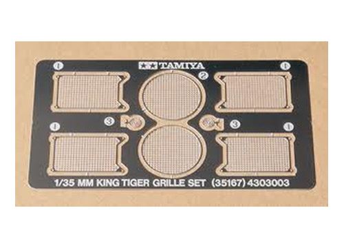 Non Communiqué Grilles King Tiger - 1/35E - Tamiya