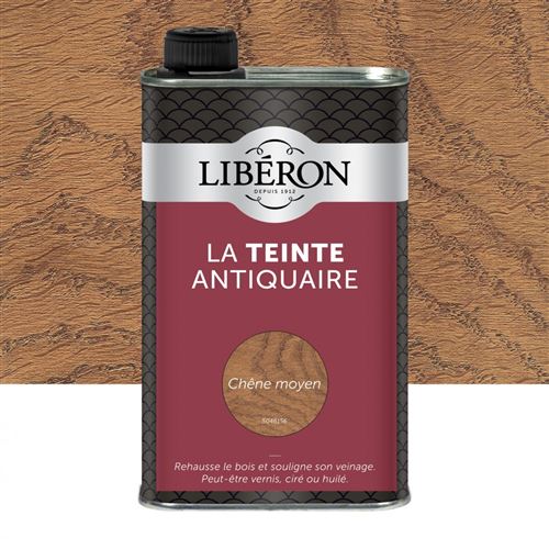 LIBERON Teinte antiquaire pour meubles et objets, Ch&ecirc;ne moyen, 0,5L