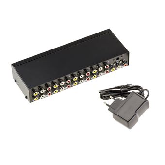 Splitter (duplicateur) SDI 2 Sorties - Compatible SD/HD/3G-SDI, Jusqu'à 1080p, Boîtier Métal
