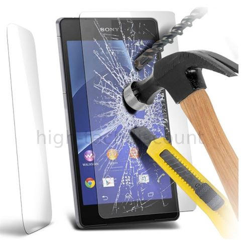 Film de protection vitre verre trempe transparent pour Sony Xperia Z2 - htdmobiles