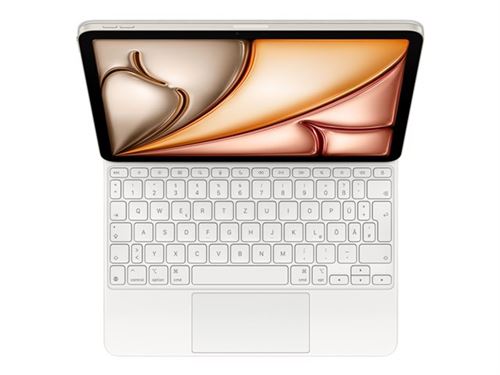 Apple Magic Keyboard - Clavier et étui - avec trackpad - Apple Smart connector - QWERTZ - Allemand - blanc - pour 10.9-inch iPad Air (4ème génération, 5ème génération); 11-inch iPad Air (M2, M3)