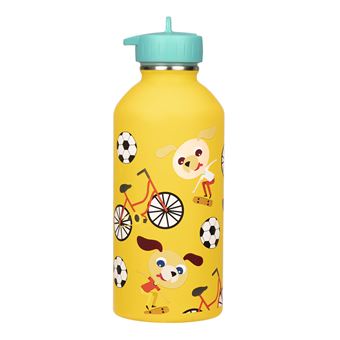 Gourde Inox Enfant - Chiens Skateurs - Draeger Paris