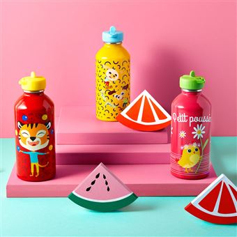 Gourde Inox Enfant - Chiens Skateurs - Draeger Paris