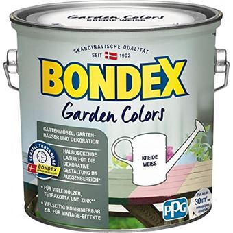 Bondex Garden Colors Blanc Craie 2 5 L 386165 Peintures Teintures Et Solvants Achat Prix Fnac