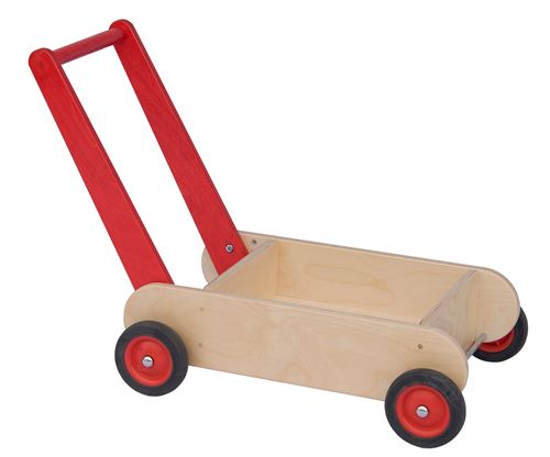 Van Dijk Toys bloc poussoir 55 cm rouge