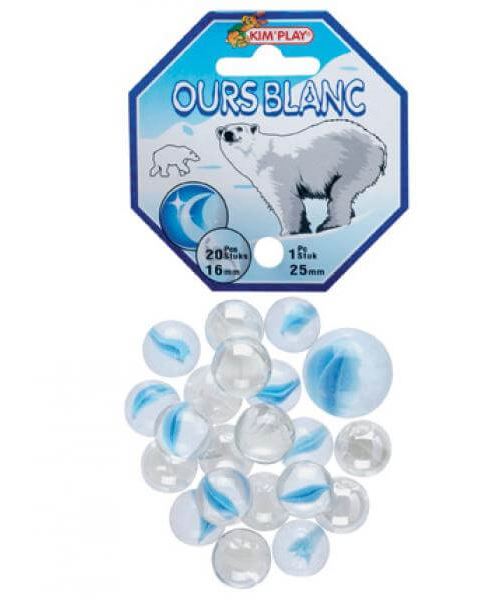 20 billes + 1 calos ours
