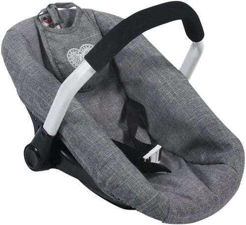 Bayer Chic 2000 Multicolore Siège Auto Pour Poupée Gris Jeans - Image 1