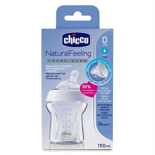 Biberon verre NaturelFeeling 150ml 0m+